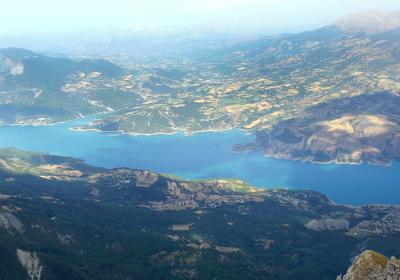 Montée de Dormillouse - Panoramique_lac_de_Serre_Ponçon
