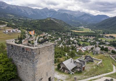 Parcours permanent d’orientation de Seyne - Vue aérienne citadelle et remparts