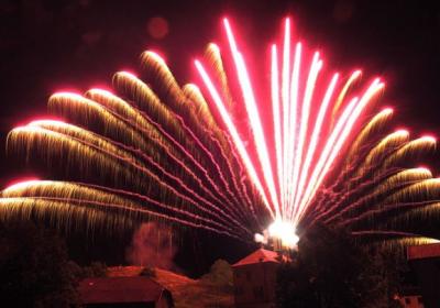 Descente aux flambeaux - Feu d'artifice