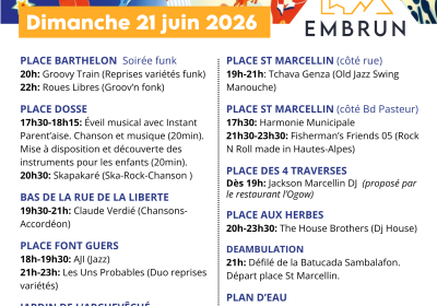 Fête de la Musique_Embrun - Fête de la Musique_Embrun