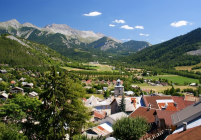 Vue village de Seyne - Panoramique