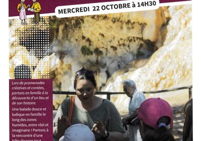 Les p'tits explorateurs à la Fontaine Pétrifiante_Réotier