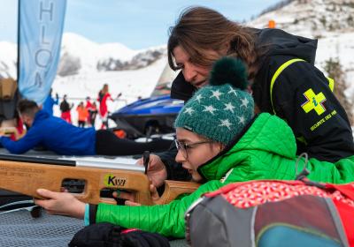 Découverte du biathlon à Larche - Découverte du biathlon à Larche