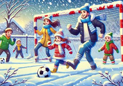 Foot sur neige_Pra Loup 1600 - Foot sur neige_Pra Loup 1600