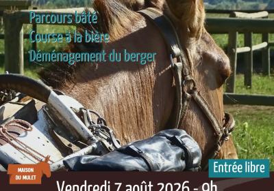 Mules en Seyne, Concours de bâtage et Jeux muletiers_Seyne - affiche