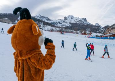La mascotte du Sauze_Le Sauze 1400 - La mascotte du Sauze