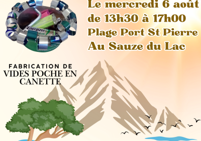 Animation plage - Atelier de sensibilisation - Animation plage