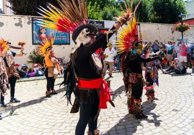 Déambulation Aztèque avec le grupo Tonatiuh - Déambulation Aztèque avec le grupo Tonatiuh
