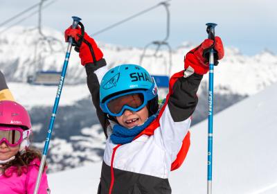 Initiation cours collectifs avec l'ESF de Chabanon_Selonnet - Hiver_enfants_CHABANON