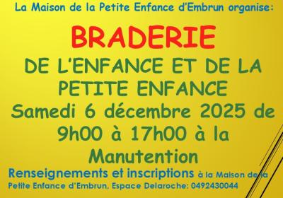 Braderie de l'enfance et de la petite enfance_EMBRUN - Braderie de l'enfance et de la petite enfance_EMBRUN