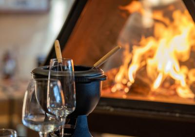 Saveurs d'altitude - Le Sauze - Fondue au coin du feu