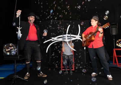 Spectacle "Le faiseur de tours"_Le Sauze 1400