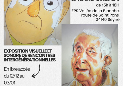 Vernissage : "Une Pose sur la Route"_Seyne - affiche