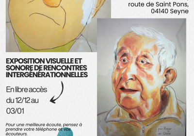 Exposition "Une Pose sur la Route"_Seyne - affiche