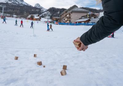 Pétanque sur neige - Le Sauze - Pétanque sur neige