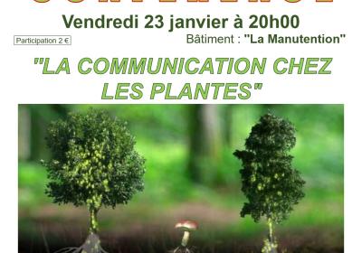 Conférence "La communication chez les plantes" EMBRUN - Conférence "La communication chez les plantes" EMBRUN