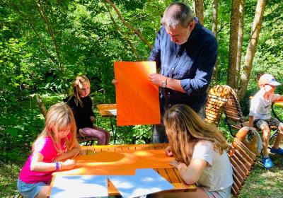 Atelier dessin enfants animé par Frédéric Marais auteur Jeunesse - Barcelonnette
