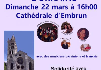 Concert en soutien à l'Ukraine_Embrun - Concert en soutien à l'Ukraine_Embrun