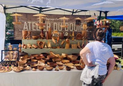 Marché et ateliers découverte artisanat bois - Méolans-Revel