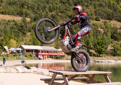 Démonstration de moto trial_Barcelonnette