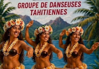 Soirée Tahitienne aux Bains des bois_Montclar - affiche