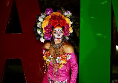 Spectacle « Día de muertos » par Karla Lazo - Fête des Morts - Barcelonnette