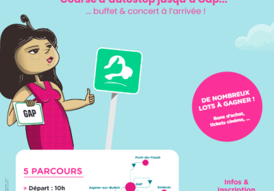 Affiche Odyssée alpine en stop