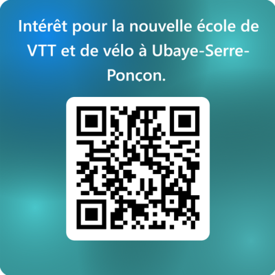 Consultation création école vtt