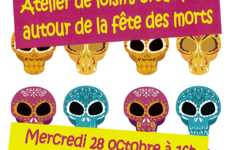 Ateliers de loisirs créatifs autour de la fête des Morts
