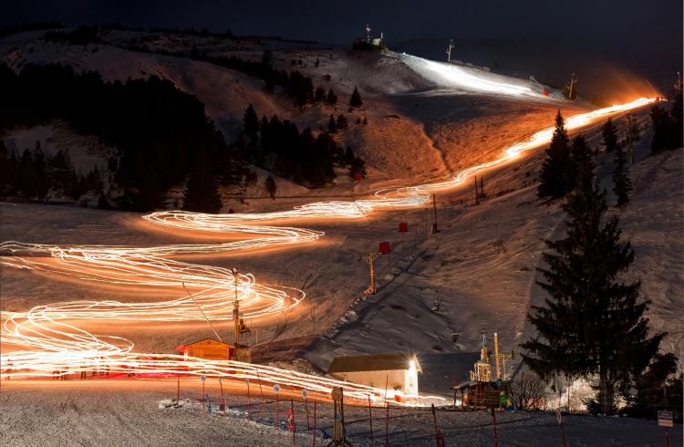 ski nocturne à Chabanon - ski nocturne à Chabanon