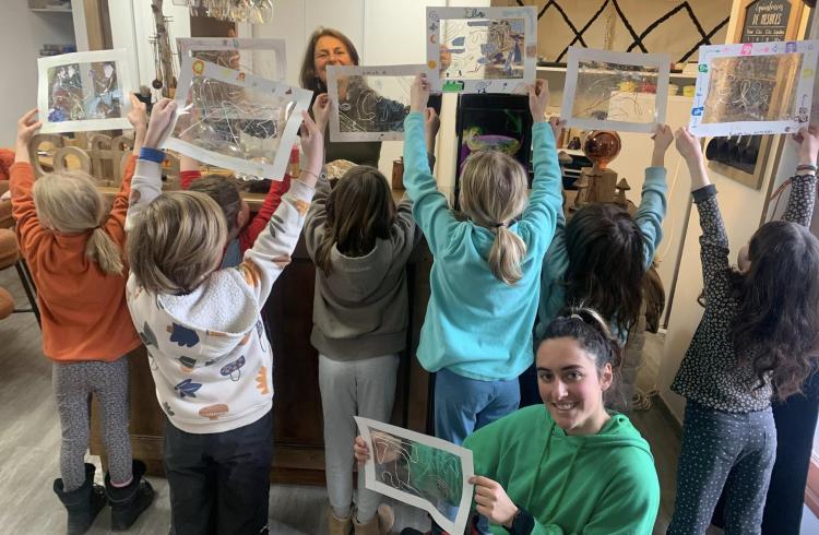 Café des Arts à Montclar_Montclar - Atelier au café des Arts