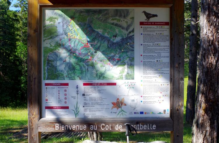 Sentier de découverte du Col de Fontbelle - Panneau
