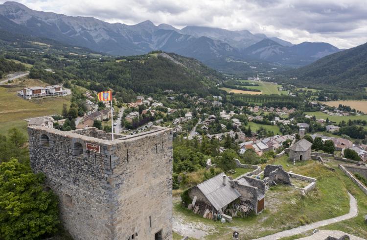 Parcours permanent d’orientation de Seyne - Vue aérienne citadelle et remparts
