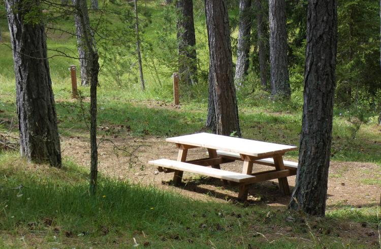 Col de Fontbelle - Espace pique nique