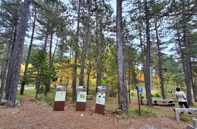 Panneaux d'interprétation de l'UNESCO Geoparc de Haute-Provence