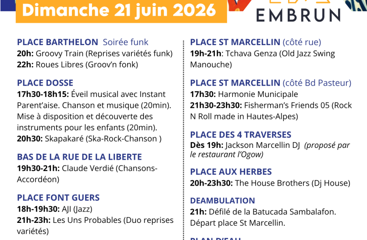 Fête de la Musique_Embrun - Fête de la Musique_Embrun