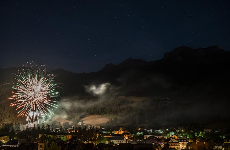 Feu d'artifice du 14 juillet à Barcelonnette - Feu d'artifice du 14 juillet à Barcelonnette
