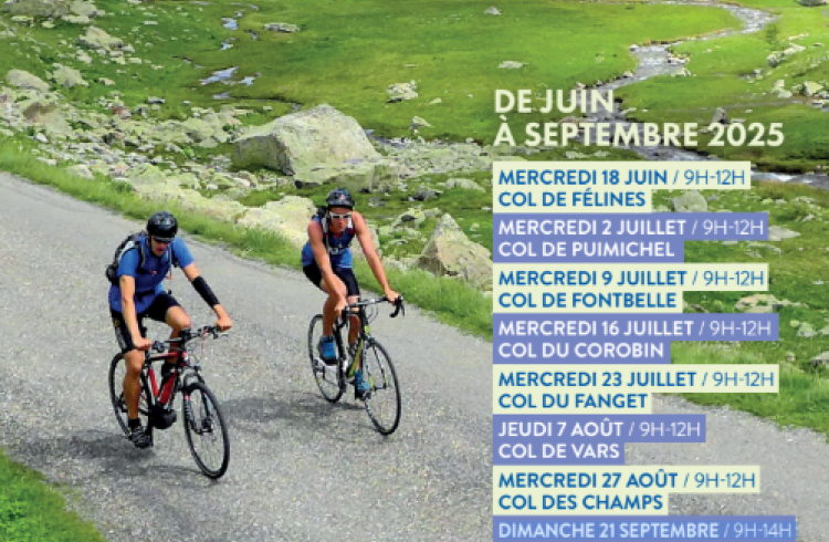 Col du Fanget réservé aux vélos_Seyne - Affiche