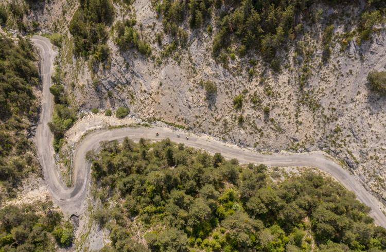 Col du Fanget réservé aux cyclistes_Seyne