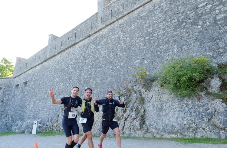 Trail La Perce Roche à Sisteron - Citadelle