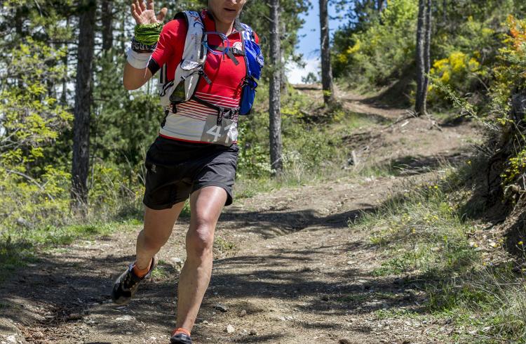 Trail La Perce Roche à Sisteron - Descente