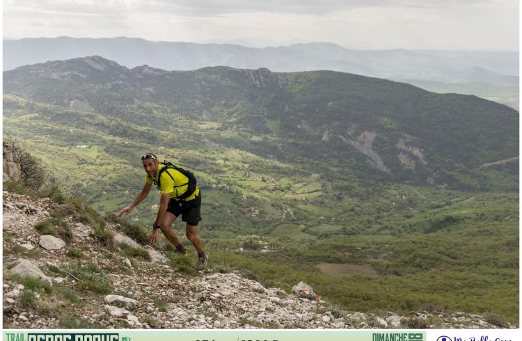 Trail La Perce Roche à Sisteron - Gache