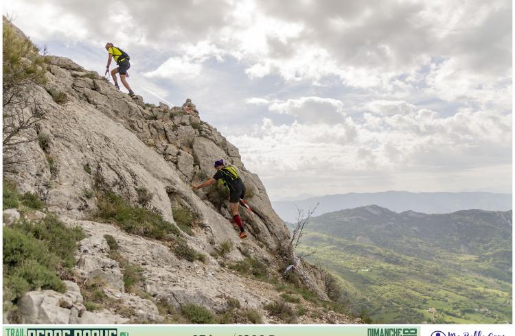 Trail La Perce Roche à Sisteron - Gache