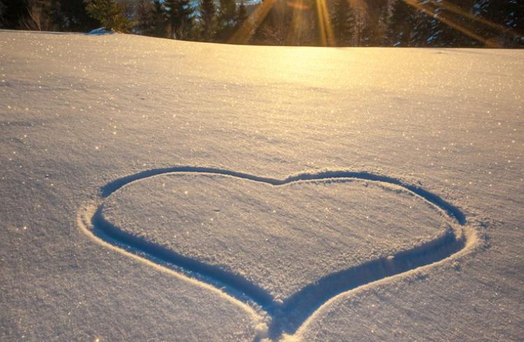Diner concert Saint Valentin au Chalet - Coeur sur la neige