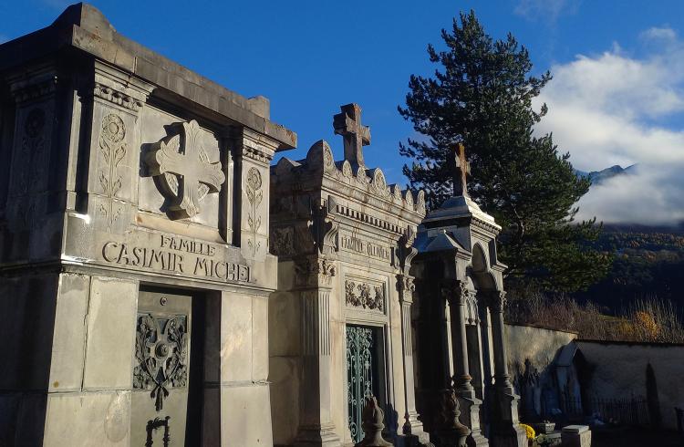 Visite guidée : Les villas de Barcelonnette et les tombes monumentales du cimetière - Les tombes monumentales du cimetière de Barcelonnette