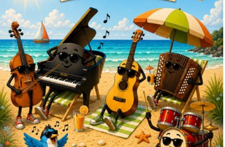 Concert des élèves de Musique dans la Vallée_Montclar - Affiche spectacle de fin d'année