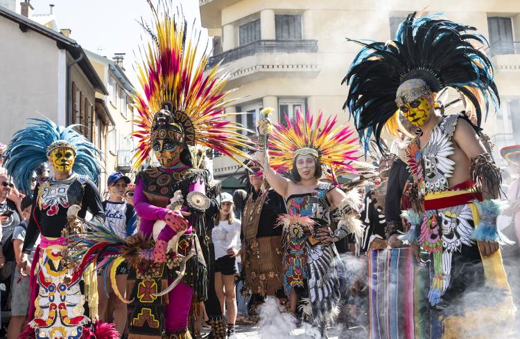 Déambulation Aztèque avec le grupo Tonatiuh - Déambulation Aztèque avec le grupo Tonatiuh