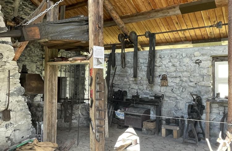 Démonstration à la Forge dans le Fort de Seyne - Forge de Seyne