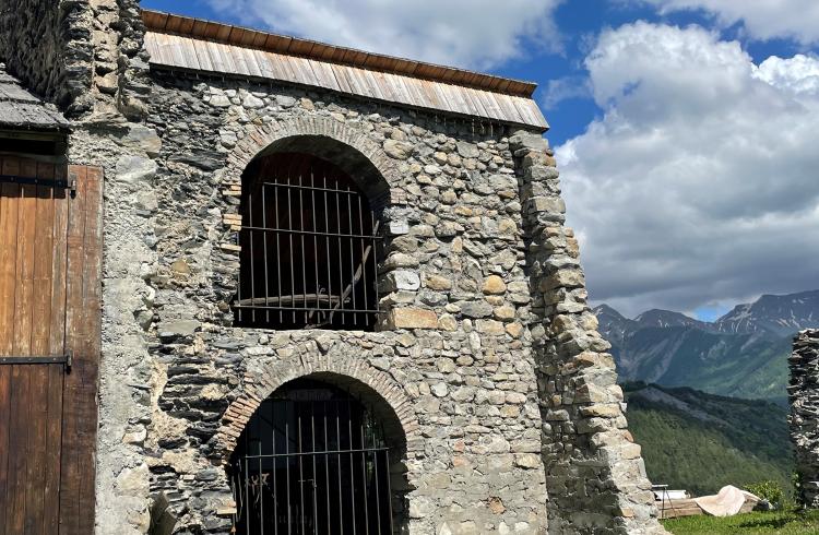 Démonstration à la Forge dans le Fort de Seyne - Forge de Seyne