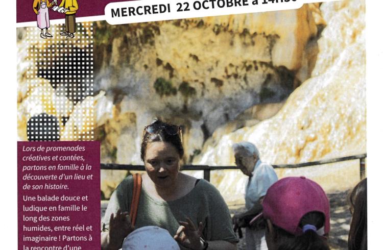 Les p'tits explorateurs à la Fontaine Pétrifiante_Réotier